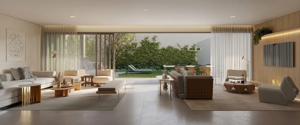 Imagem Um residencial que encanta tanto na arquitetura - com seu rooftop que permite o vislumbre panorâmic...