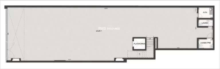 Imagem Loja com 441m² para locação no Alto da Boa Vista