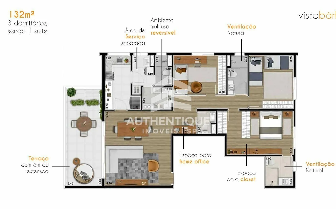 Imagem VISTA BARBARA ALTO DE PINHEIROS - Apartamento no bairo Alto de Pinheiros à venda