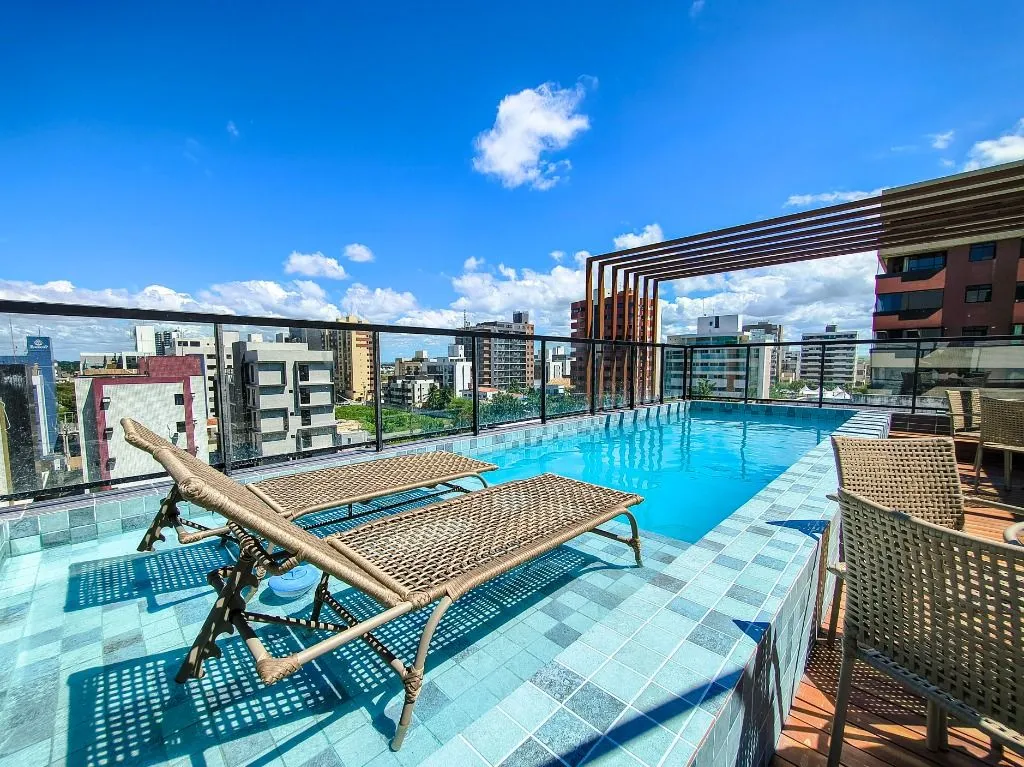 Imagem Flat mobiliado de 21 m² em Intermares, com piscina, churrasqueira, vaga e segurança 24h, a 5 min da região do Jacaré.