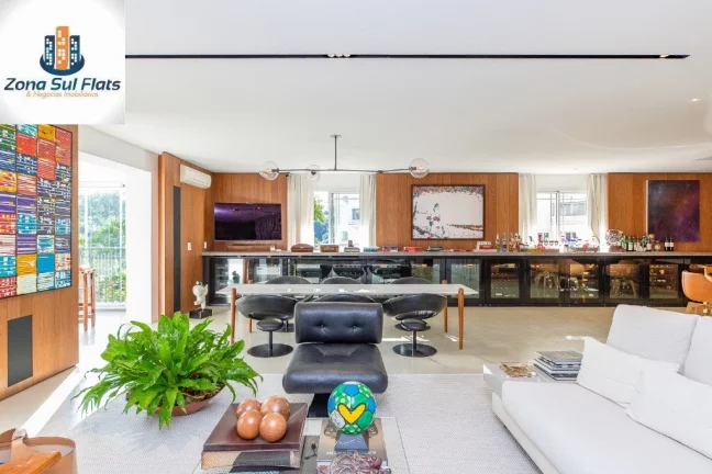 Imagem Apartamento à Venda No Jardim Guedala ao lado do Parque Alfredo Volpi com 3 suítes, varanda integrada e 7 Vagas