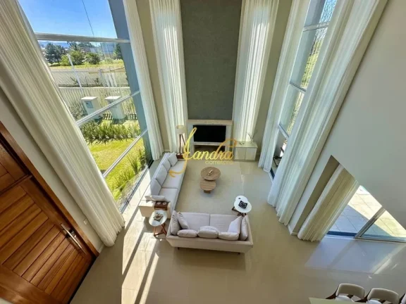 Imagem Casa condomínio nova com 04 suítes mobiliado e decorado