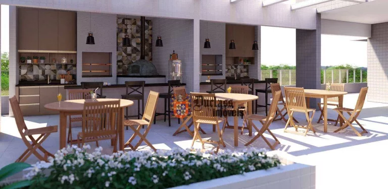 Imagem Apartamento com 2 dormitórios Frente ao Mar à venda, 79,88 m² - a partir de $ 556.603,00- Caiçara - Praia Grande/SP