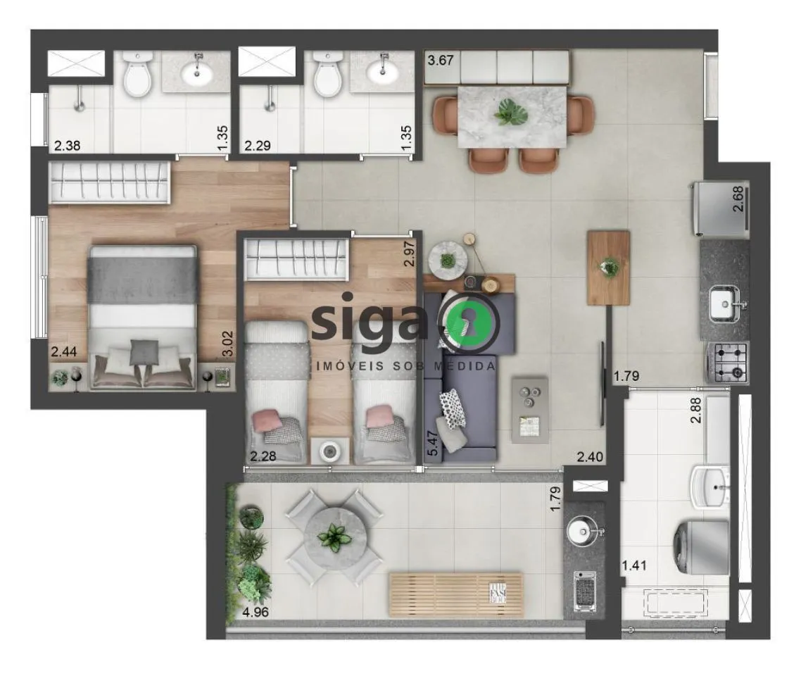Foto do imóvel Apartamento Residencial em Alto da Boa Vista