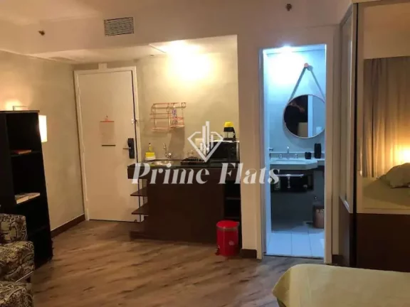 Imagem Flat disponível para locação no Meliá Ibirapuera, com 26m², 1 dormitório e 1 vaga de garagem