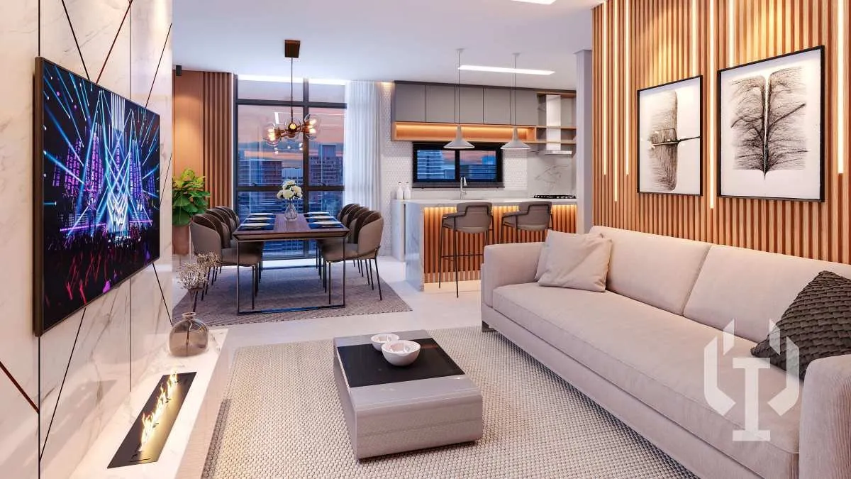 Imagem Apartamento com 3 suítes e 2 vagas de garagem em Meia Praia
