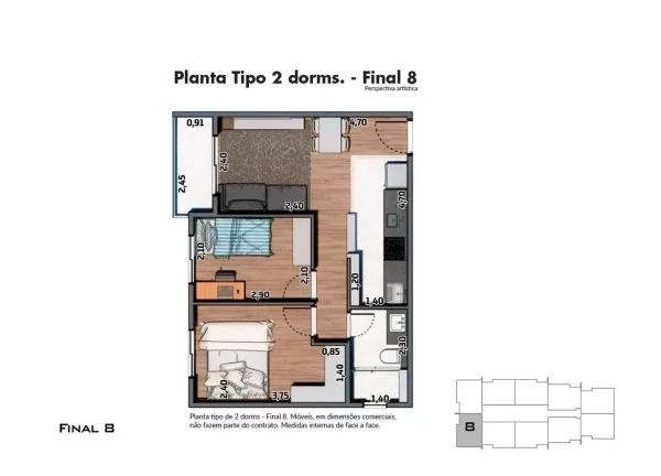 Imagem TEO IMIRIM - VEMPLAN - Aptos de 40 e 41m², 2 dorms, em excelente localização da zona norte de SP!!