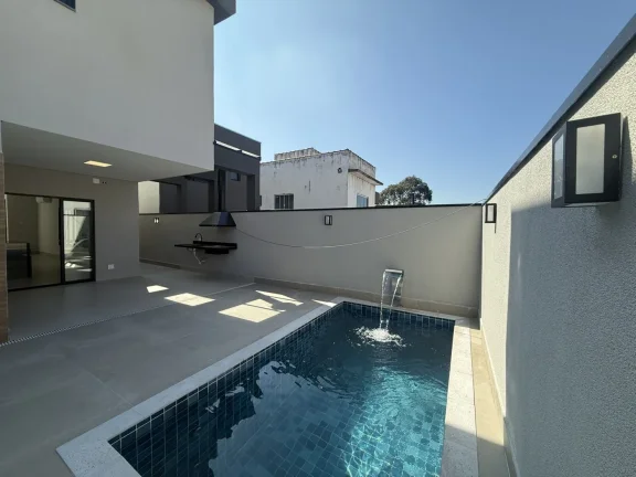 Imagem Casa Automatizada com 3 Suítes e Piscina - Nova Jaguari