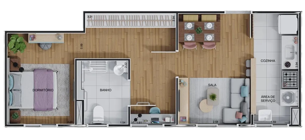 Imagem Viva o melhor da Freguesia do Ó de um jeito inteligente. Aptos. de 2 dorms. em uma localização pr...