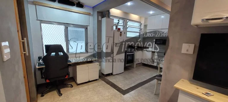 Foto do imóvel Apartamento em Santos, 1 dormitório, bairro Gonzaga em Rua Galeão Carvalhal