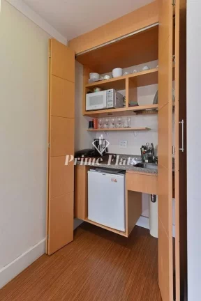 Imagem Flat disponível para locação no Transamerica Executive Jardins, com 45m², 2 dormitórios e 1 vaga