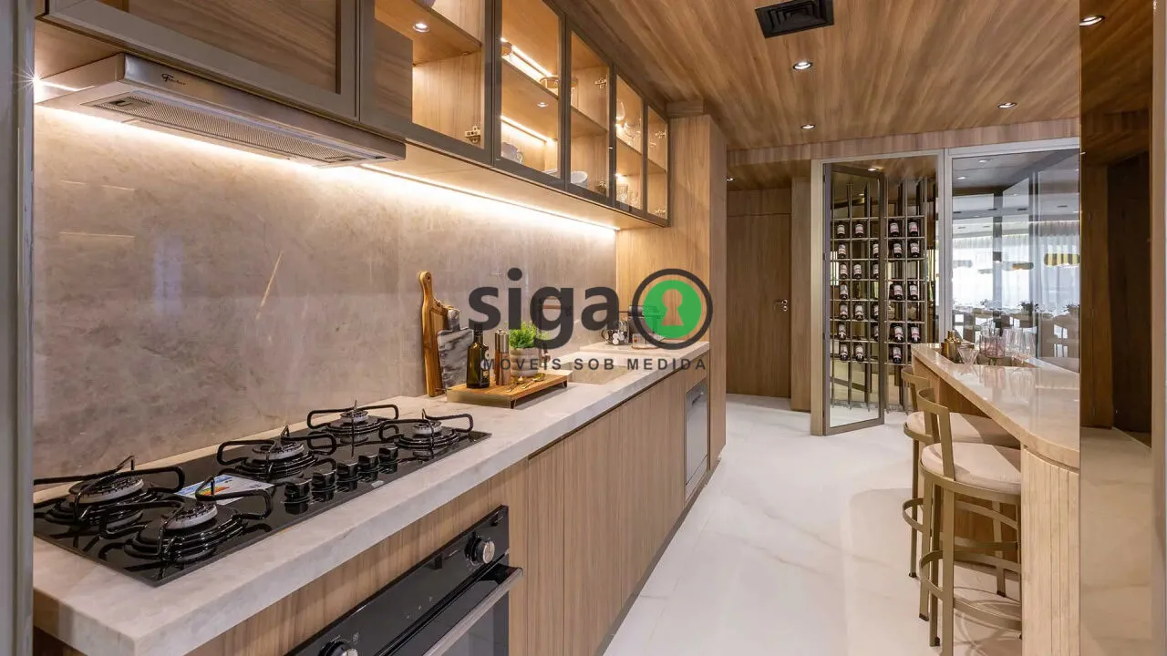 Foto do imóvel Apartamento à venda no Brooklin ? 138m², 3 quartos, 2 vagas , Quadra de Tênis!