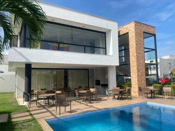 Imagem Venda de Casa em Condomínio de Luxo em Buraquinho, Lauro de Freitas-BA: 4 quartos, 4 suítes, 2 salas, 1 banheiro, 2 vagas, 295m².