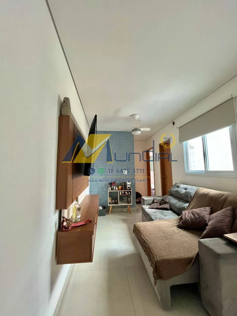 Imagem Cobertura Mobiliada para Locação com 91 m² e Área Gourmet em Santo André