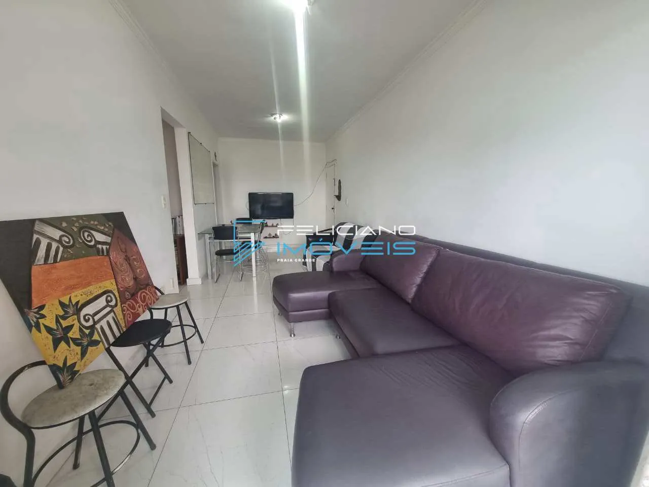 Imagem Apartamento com 1 quarto, Balneário Maracanã, Praia Grande - R$ 330 mil, Cod: 6526