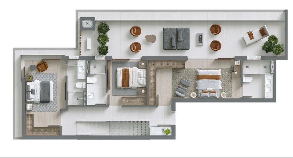 Imagem Imperdível oportunidade de apartamento à venda na Mercês, Curitiba-PR: 2 quartos, 2 suítes, 3 banheiros, 2 vagas de garagem, 86,68m².