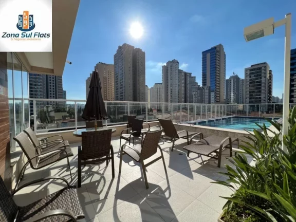 Imagem Apartamento à Venda No Brooklin Com 1 Dormitório e 1 Vaga - Mobiliado