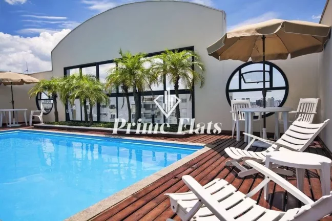 Foto do imóvel Flat disponível para locação no Tsue The Palace Flat, com 33m², 1 dormitório e 1 vaga em Alameda dos Anapurus