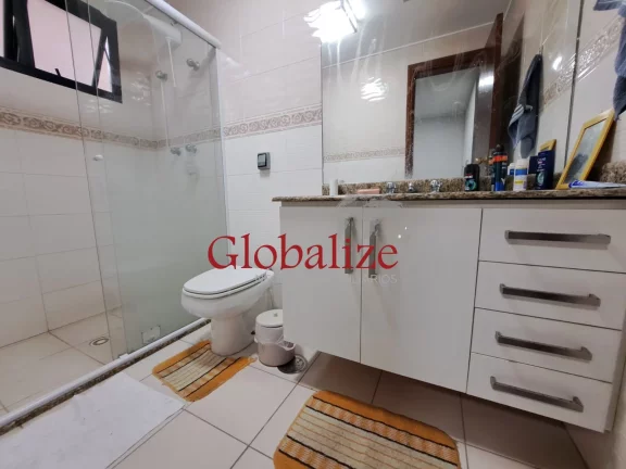 Imagem Apartamento á venda com 232m², 4 suítes, varanda de frente, 3 vagas por R$1.596.000,00 no Boqueirão em Santos