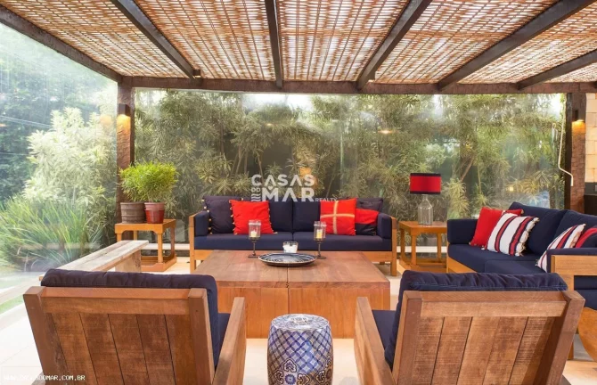 Imagem Casa de Luxo Frente Mar em Condomínio Exclusivo em Vila Luiza, Búzios-RJ - 4 Quartos, 4 Suítes, 5 Banheiros, 3 Vagas de Garagem!