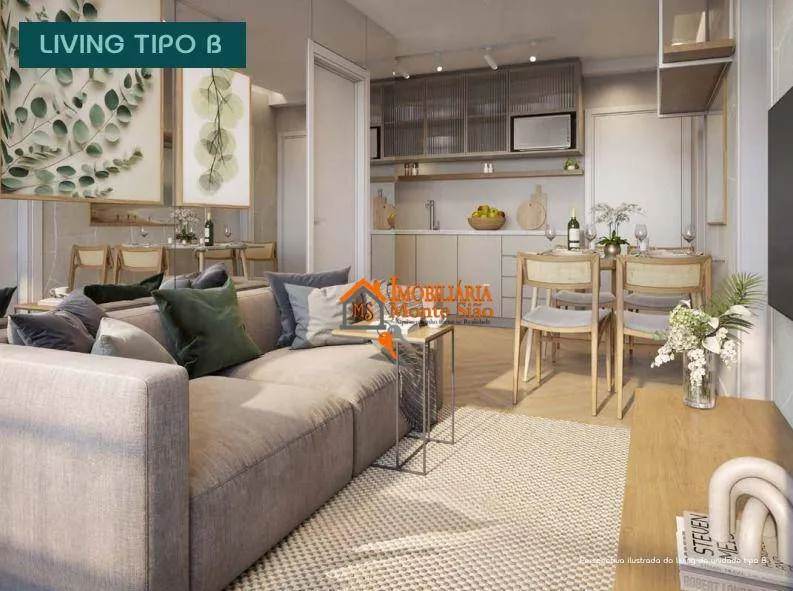 Foto do imóvel Apartamento com 2 dormitórios à venda, 46 m² por R$ 381.246,72 - Vila Endres - Guarulhos/SP