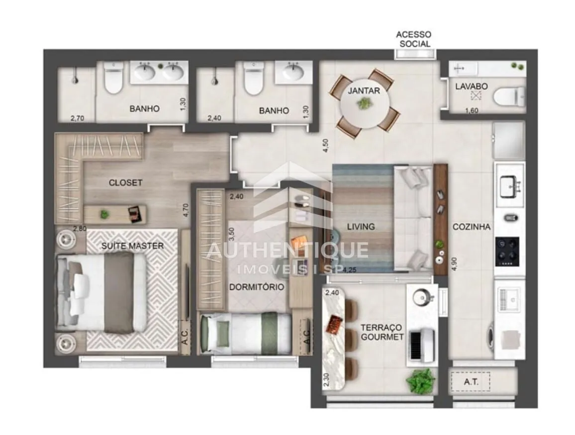 Imagem LEDGE BROOKLIN - Apartamento à venda no bairro Brooklin - São Paulo/SP, Zona Sul