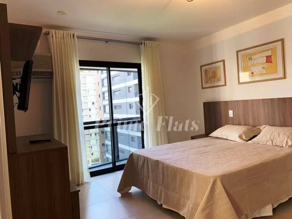 Foto do imóvel Flat disponível para locação no Hotel Intercity Interative Jardins, com 23m², 1 dormitório e 1 vaga de garagem em Rua José Maria Lisboa