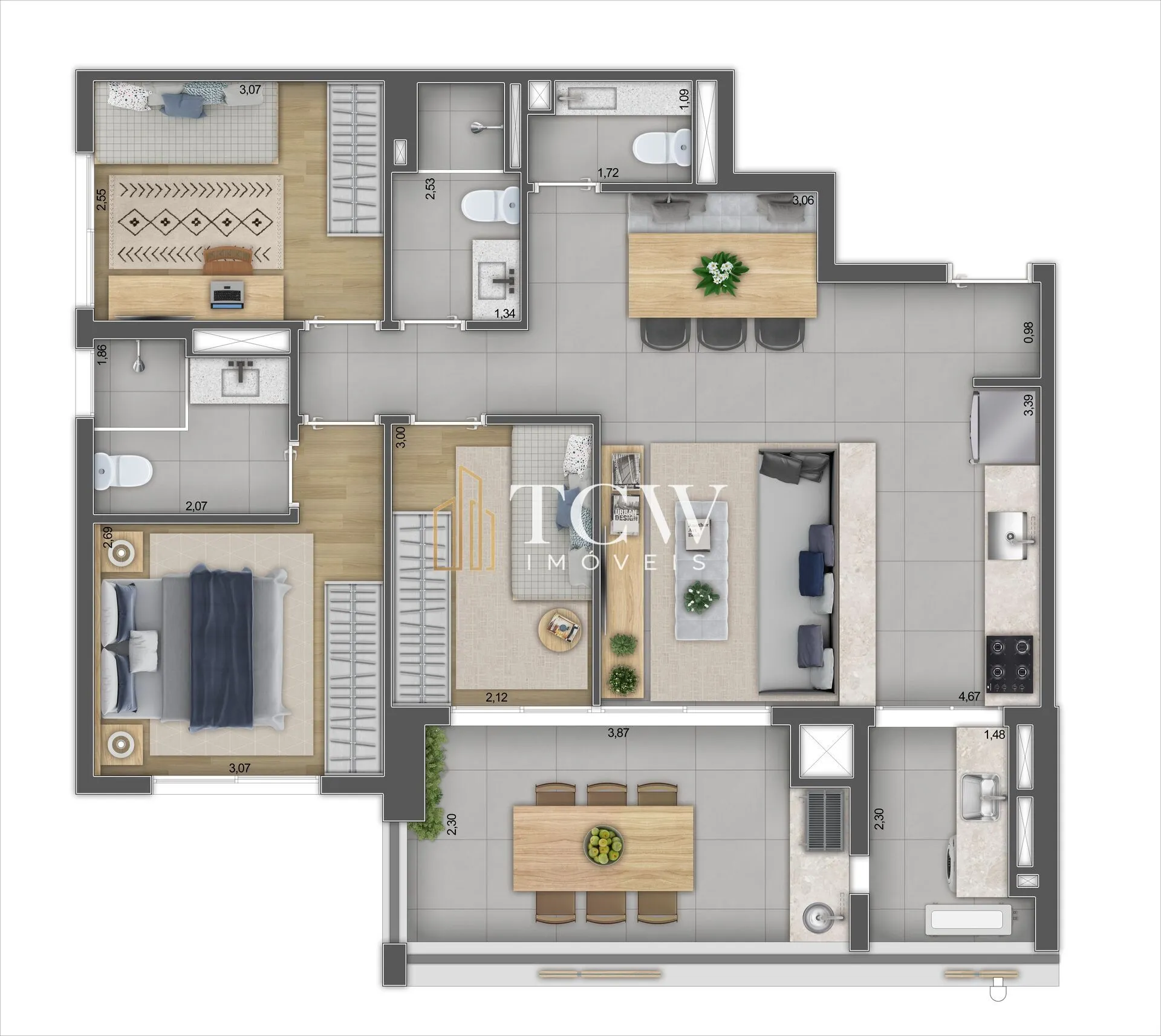 Imagem Apartamento à venda no bairro Pinheiros - São Paulo/SP, Zona Sul