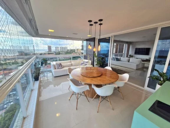 Imagem Apartamento de alto padrão com três suítes varanda gourmet vista mar a venda em Patamares