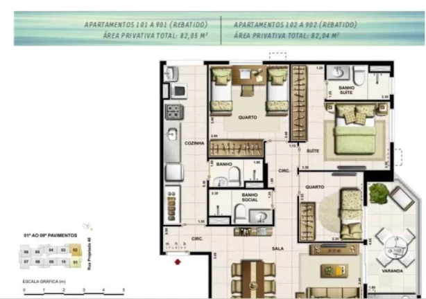 Imagem APARTAMENTO RESIDENCIAL em Rio de Janeiro - RJ, Recreio dos Bandeirantes