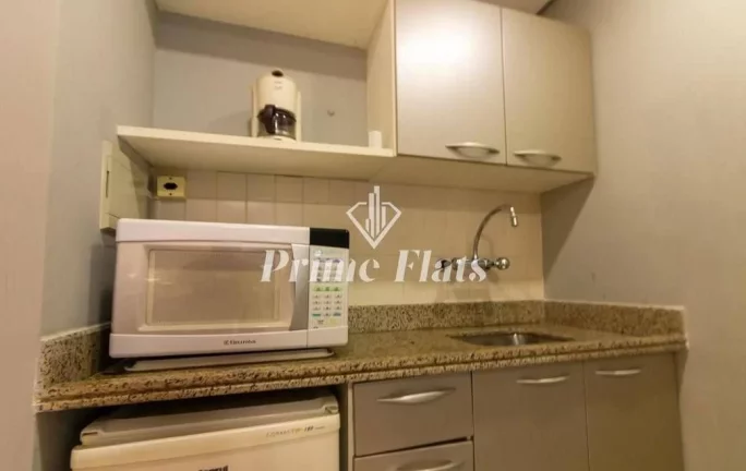 Imagem Flat disponível para locação no Mercure São Paulo Moema Times Square Hotel, com 30m², 1 dormitório e 1 vaga de garagem