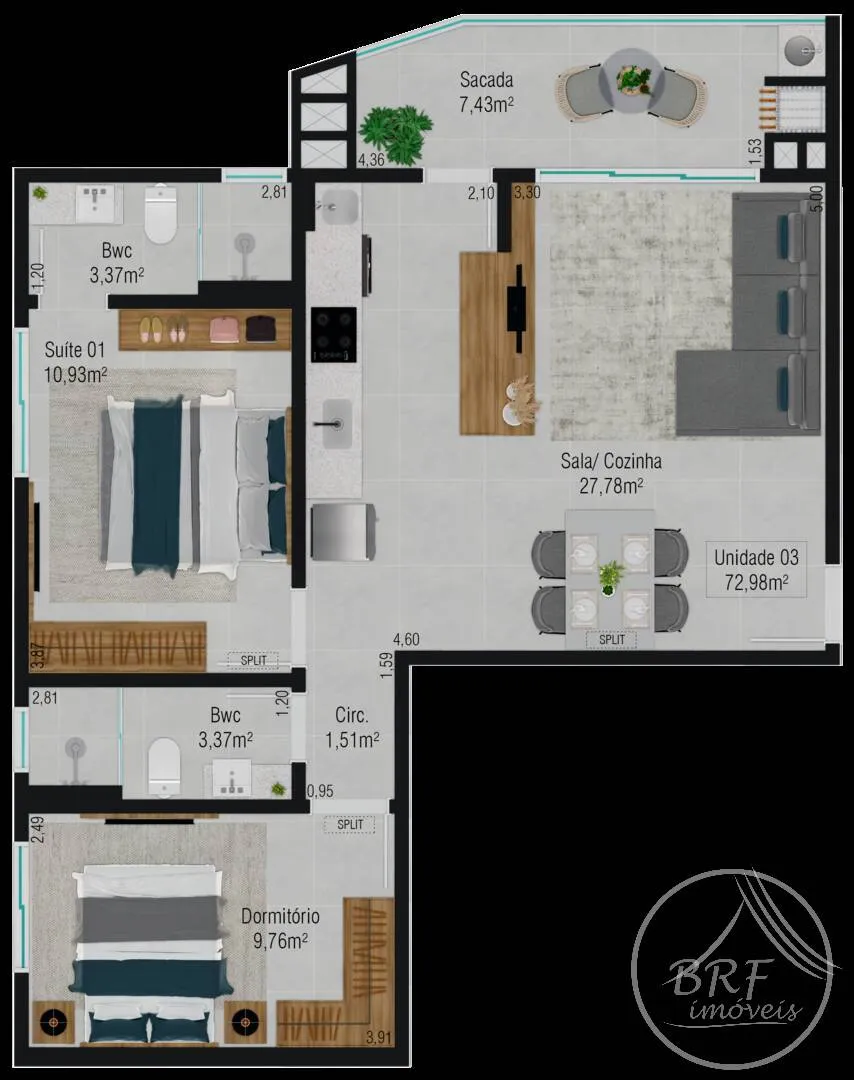 Imagem LANÇAMENTO - OCEANIC RESIDENCE - BARREIROS - SÃO JOSÉ (SC)