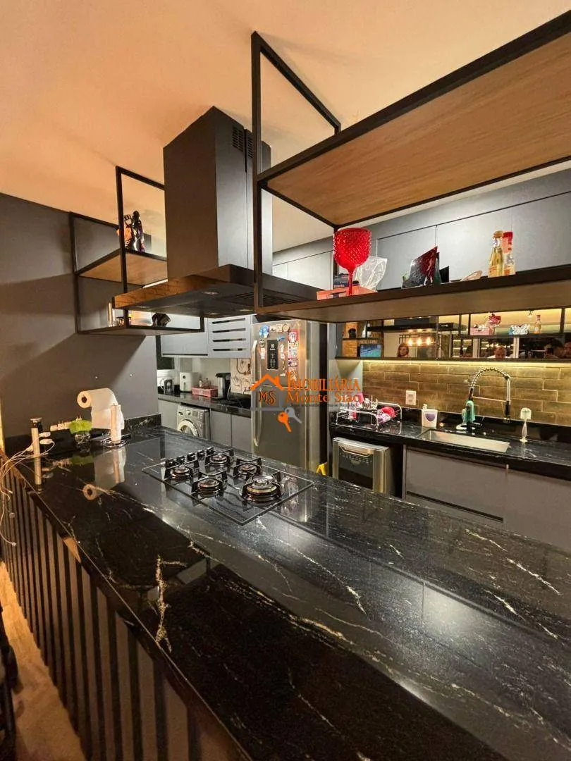 Imagem Apartamento à venda com 106m², com 3 quartos, 1 suíte, 2 vagas, varanda gourmet e fino acabamento, Jardim Flor da Montanha, Guarulhos, S