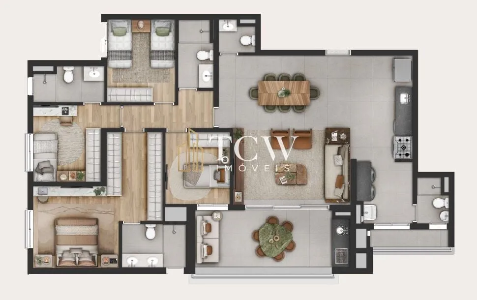 Imagem Apartamentos à Venda em Moema | 3 Suítes ou 4 Dormitórios | 114 a 141 m² | São Paulo/SP