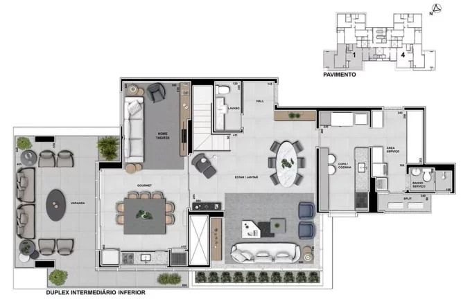 Imagem Fifty Cabral - Apartamento à venda no bairro Cabral - Curitiba/PR