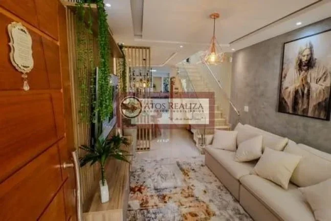 Imagem EXCLUSIVO. Vendo Super oportunidade no Jardim Sabará, região de Campo Grande, Sobrado de 163m² de Área Útil, imóvel com 3 Andares, São 3 Dormitórios, 1 sendo Suíte, Sala de Tv, Sala de Jantar, Cozinha ampla, Sótão com Sacada,lavabo, Lavanderia, Churrasque