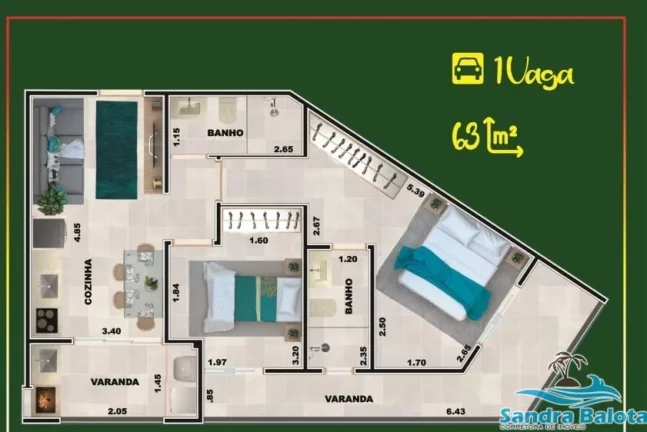 Imagem Lofts na Praia Grande/Ubatuba