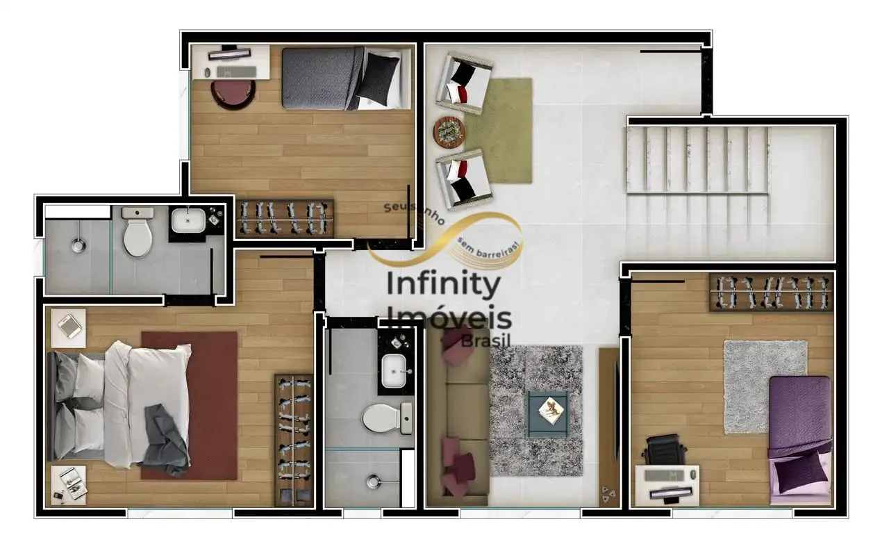 Imagem PLACE CAIÇARA - Apartamento à venda no bairro Alto Caiçaras - Belo Horizonte/MG