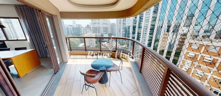 Imagem Flat disponível para locação no Cyrela by Pininfarina no Itaim Bibi, com 98m², 1 dormitório e 1 vaga