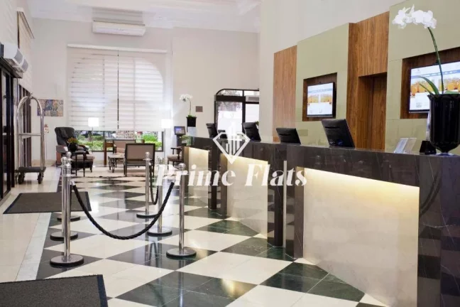 Imagem Flat disponível para venda no The World Hotels na Vila Olímpia, com 30m², 1 dormitório e 1 vaga