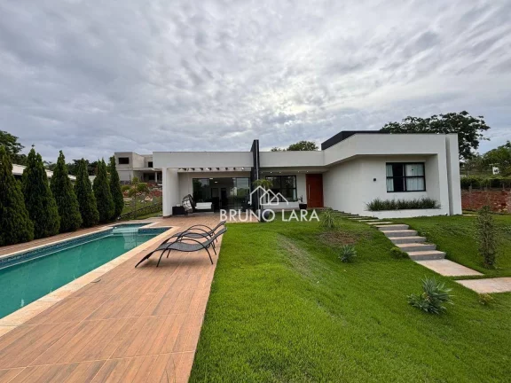Imagem Casa com 3 dormitórios à venda, 255 m² por R$ 1.350.000,00 - Condomínio Serra Verde - Igarapé/MG