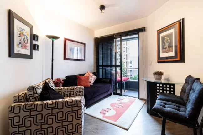 Foto do imóvel Apartamento à venda em São Paulo, Sumarezinho, com 1 quarto, 45m2 em Harmonia
