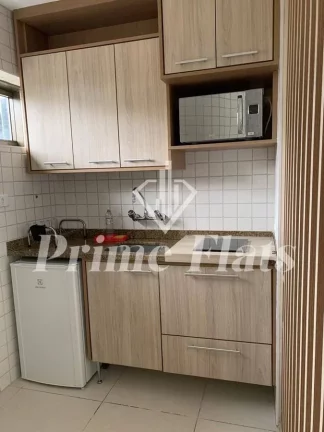 Imagem Flat disponível para venda no Hotel Paulista Wall Street na Bela Vista, com 55m², 1 dormitório e 1 vaga de garagem