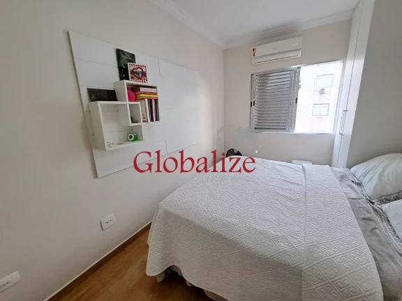 Imagem Apartamento à venda com 84m², 2 quartos, 2 banheiros, dependência, 1 vaga por R$536.000,00 n0 Campo Grande em Santos