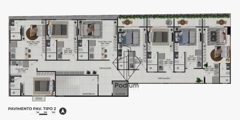 Imagem Flats Studio a 200m da praia do Bessa / Jardim Oceania - FL0475