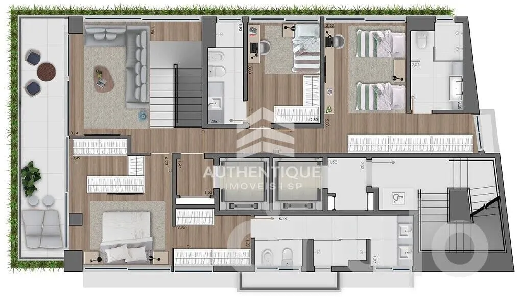 Imagem Bellis Vila Nova Conceição - Apartamento à venda no bairro Vila Nova Conceição - São Paulo/SP, Zona Sul