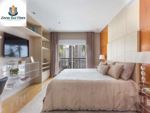 Imagem Apartamento Alto padrão à Venda No Itaim Bibi Com 4 Suítes e 5 vagas - 1 Por Andar