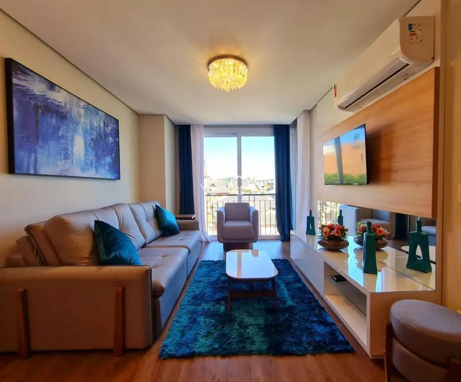 Imagem Encantador Apartamento de 1 Quarto à Venda em Gramado Centro 74m2