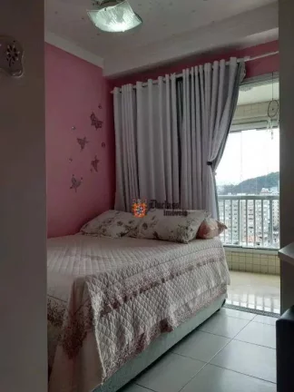 Imagem Apartamento com 3 dormitórios à venda, 93 m² por R$ 850.000 - Encruzilhada - Santos/SP