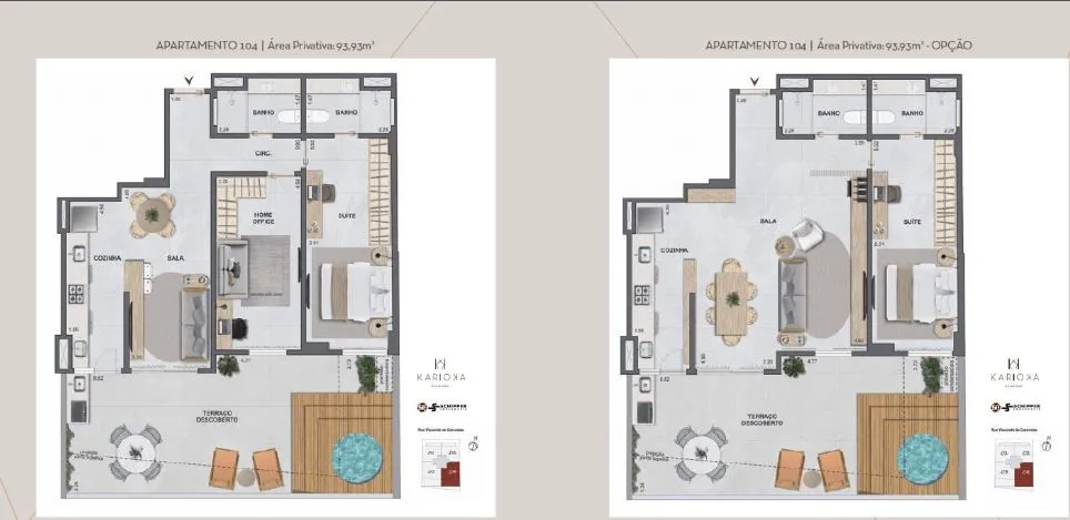 Imagem Karioka Botafogo: Apartamentos 2 e 3 Quartos em Botafogo RJ